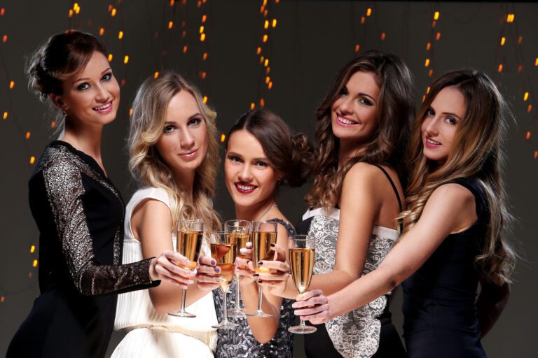 Bachelorette party celebration with JM Limos FL - Premium limousines and party buses for an unforgettable night out, spa day, or destination adventure. Customizable packages and affordable rates for a stylish and comfortable ride with friends
