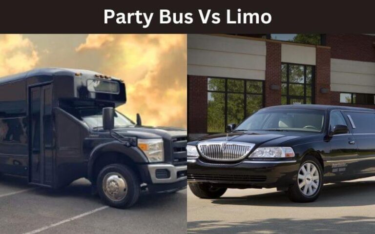 Party bus Vs Limousine. Prom Party Bus in Stuart