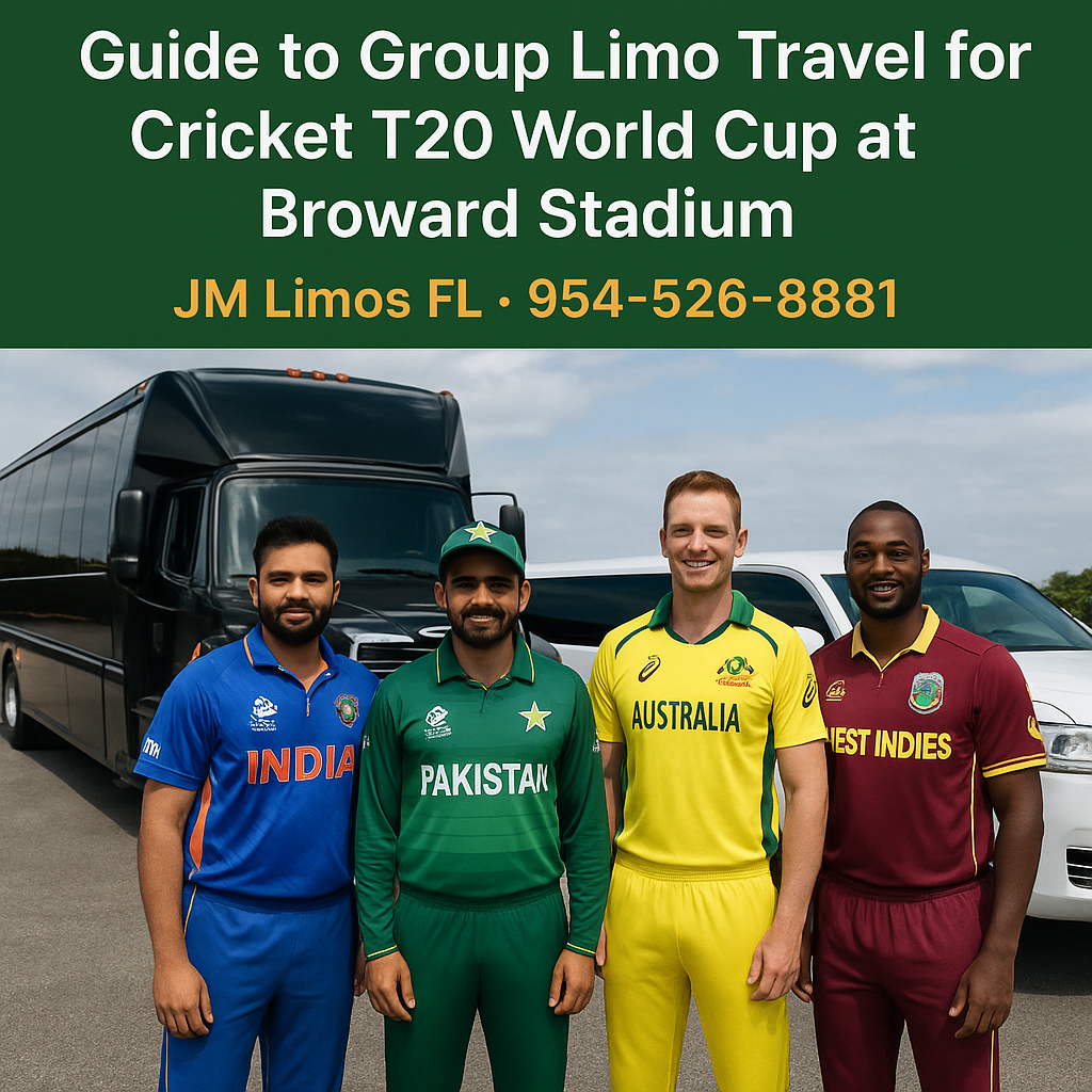Broward cricket limo rental