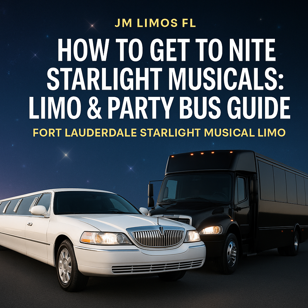 Fort Lauderdale Starlight Musical limo