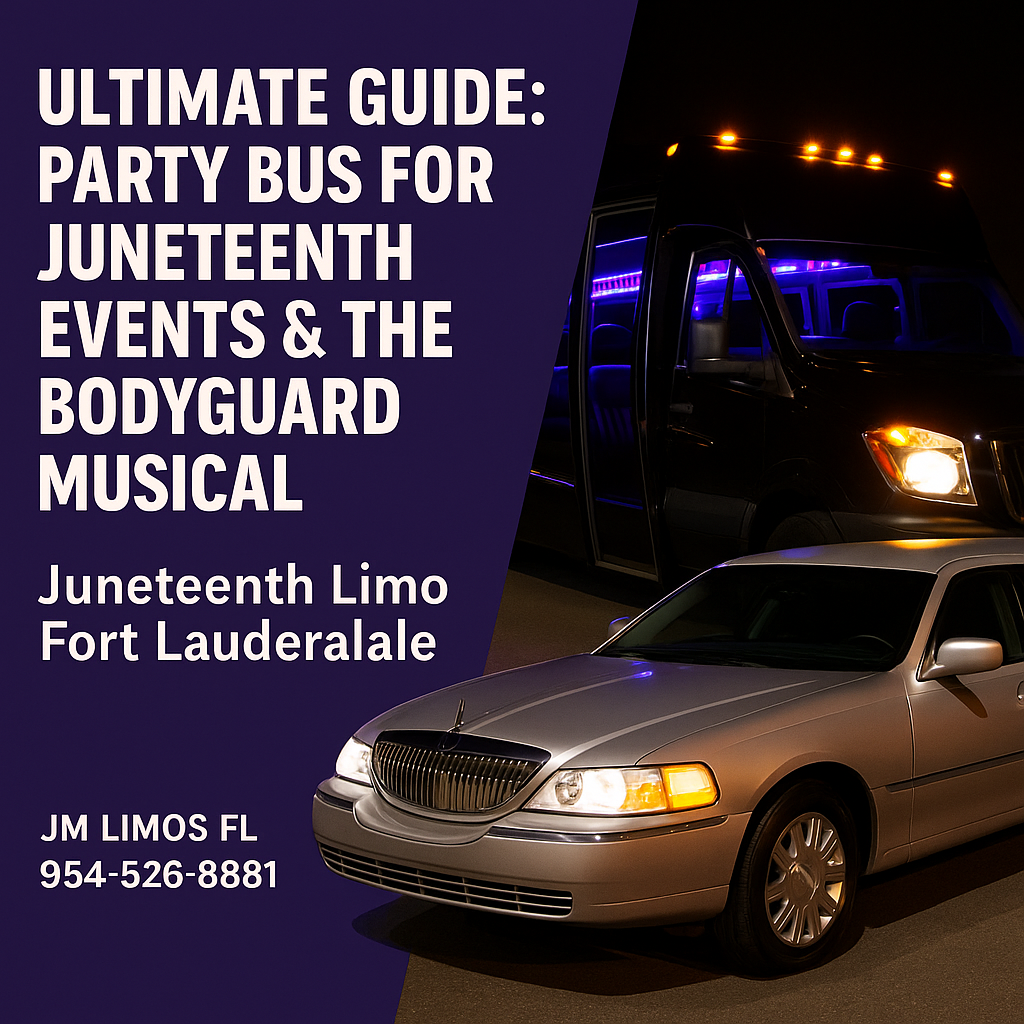 Juneteenth limo Fort Lauderdale