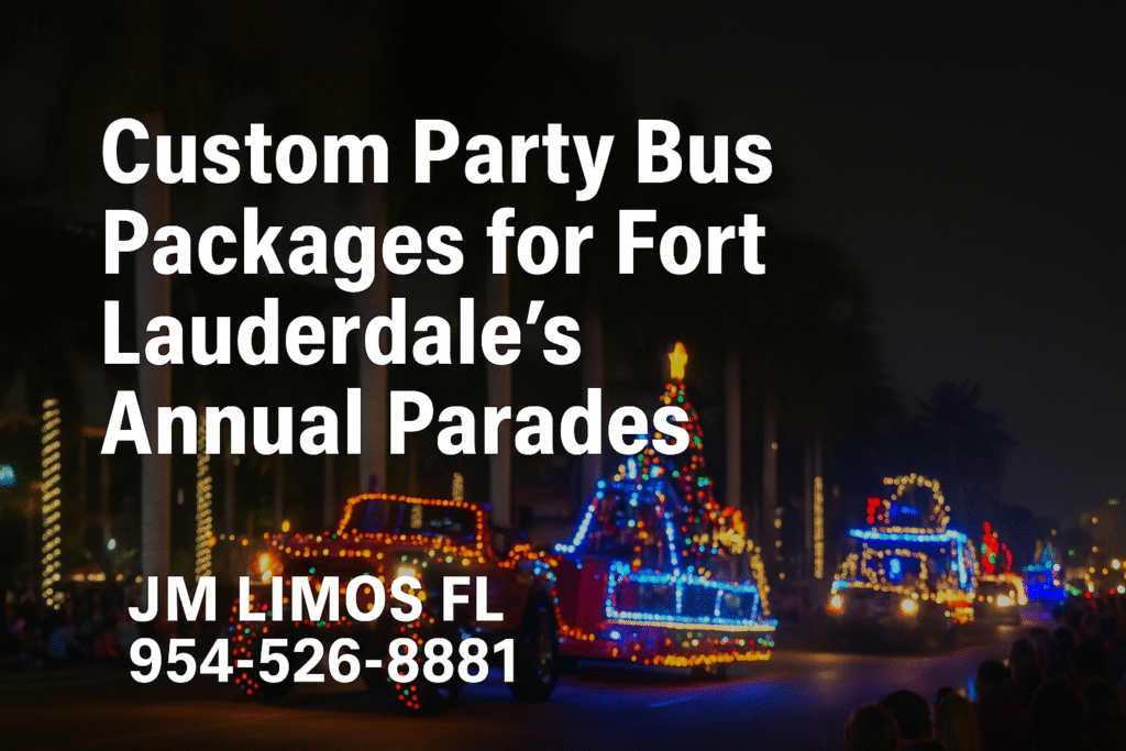 Fort Lauderdale parade buses