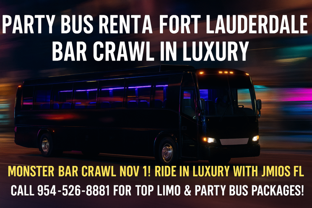 Fort Lauderdale bar crawl transportation
