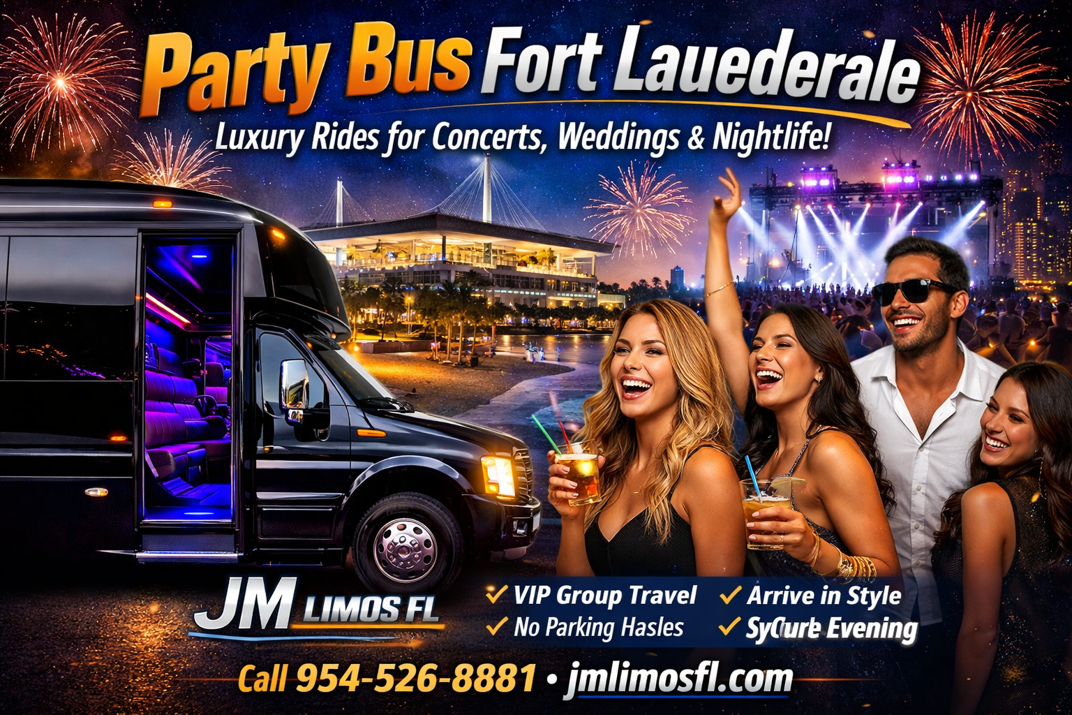 Why party bus Fort Lauderdale
