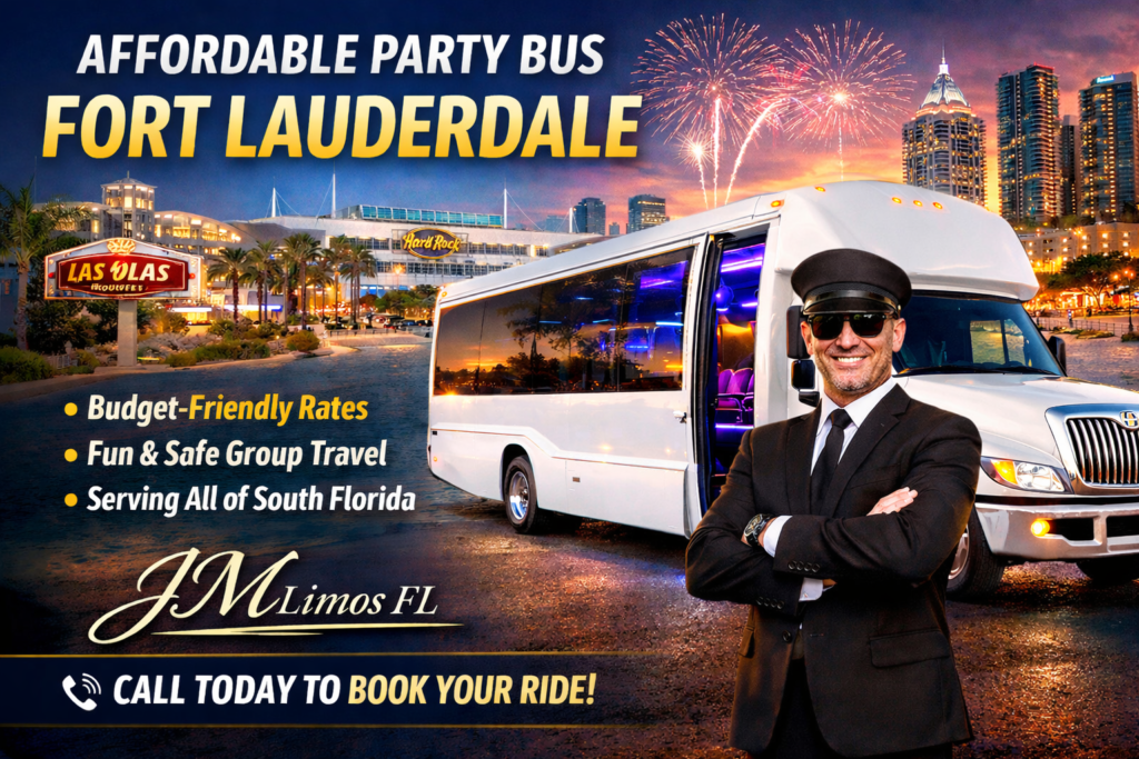 affordable party bus fort lauderdale