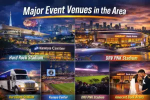 fort lauderdale limo service party bus - major Venues in South Florida