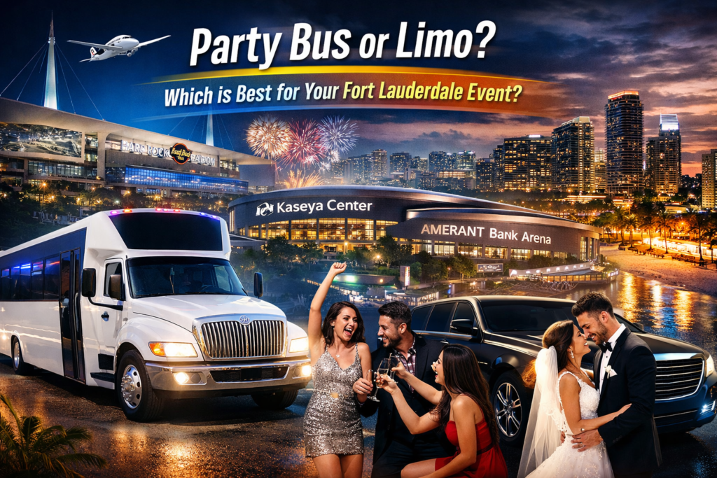 fort lauderdale party bus rental