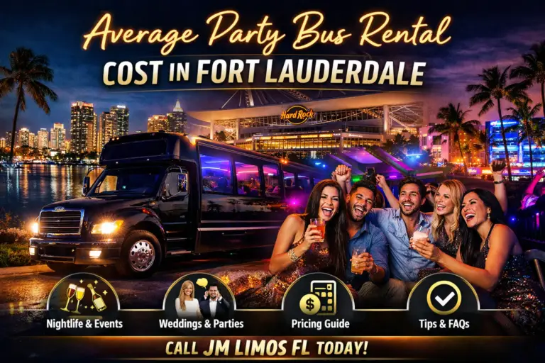 party bus rental cost fort lauderdale