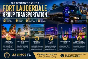 Top Destinations for Fort Lauderdale Group Transportation