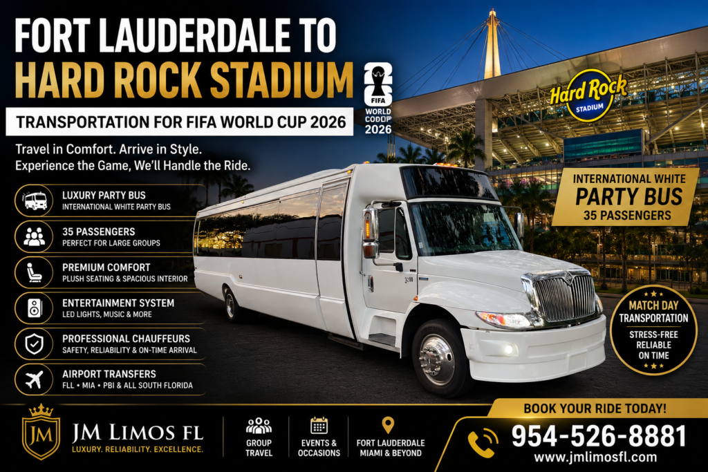 Fort Lauderdale to Hard Rock Stadium Transportation
