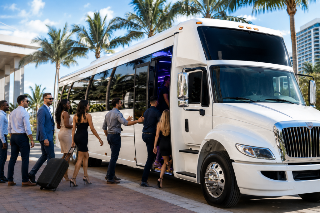 Large Group Transportation Made Easy in Miami FL