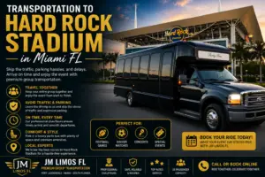 Transportation to Hard Rock Stadium in Miami FL hhh