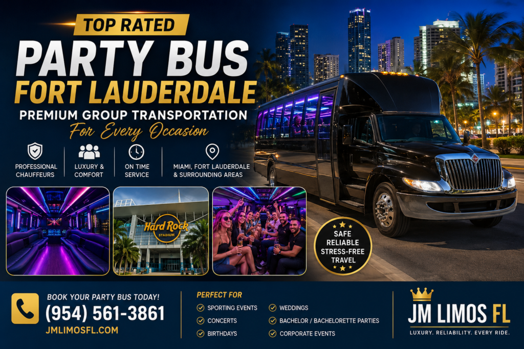 top rated party bus fort lauderdale
