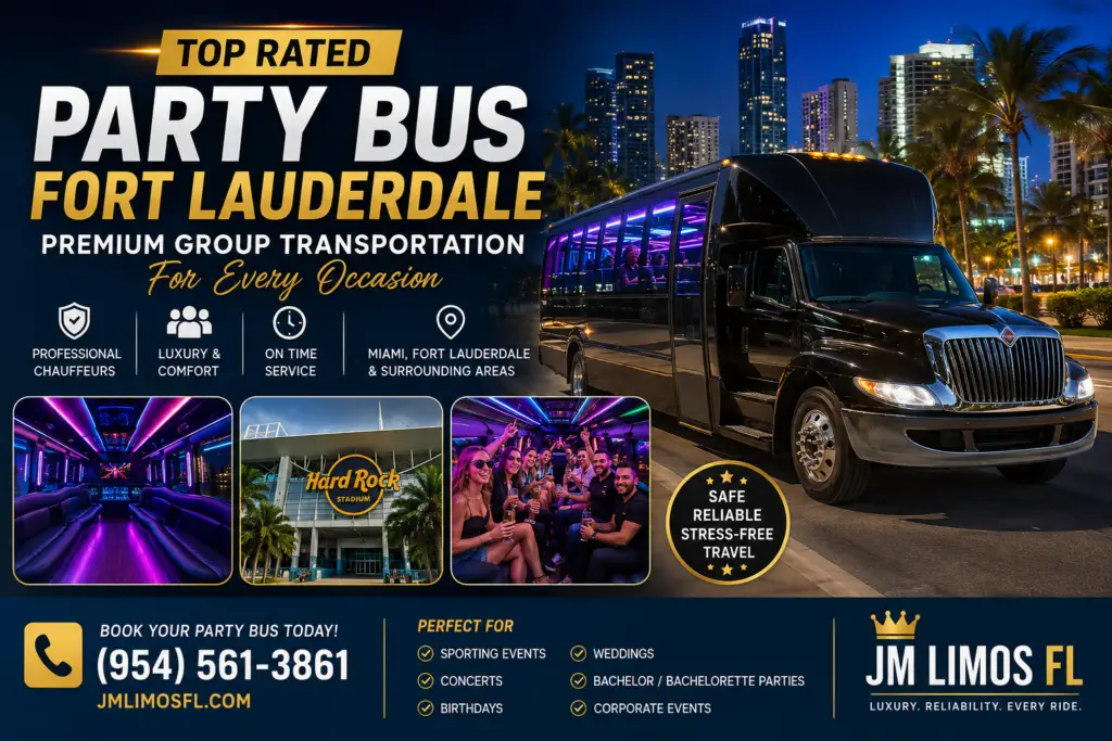 top rated party bus fort lauderdale