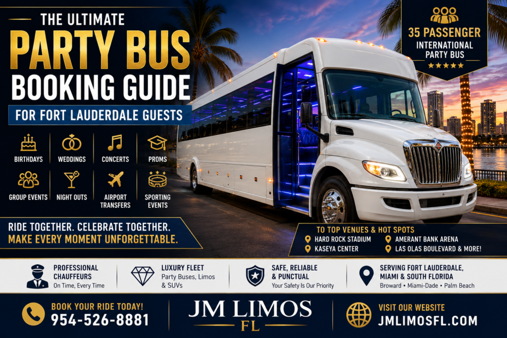 book party bus fort lauderdale