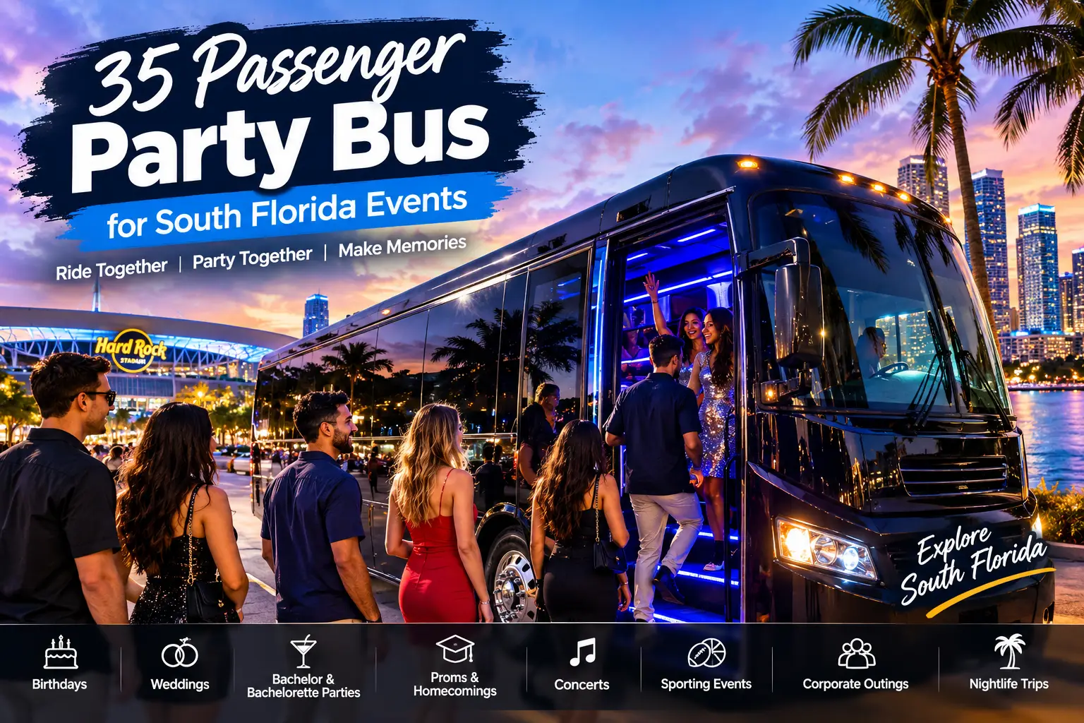 35 passenger party bus rental2