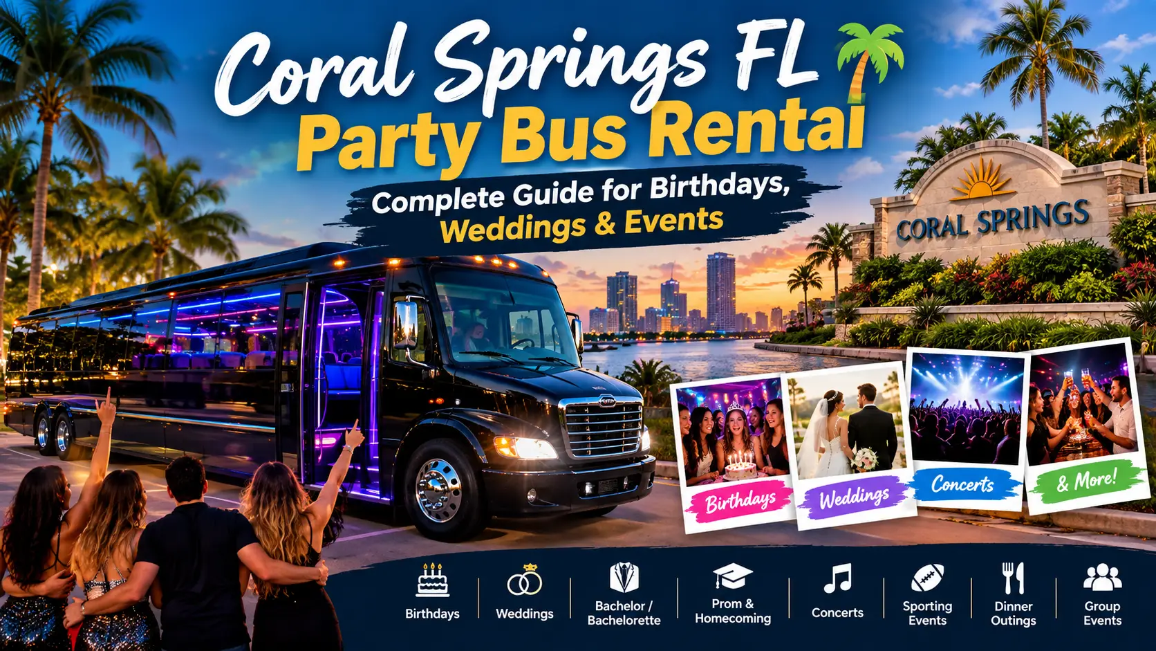 party bus coral springs