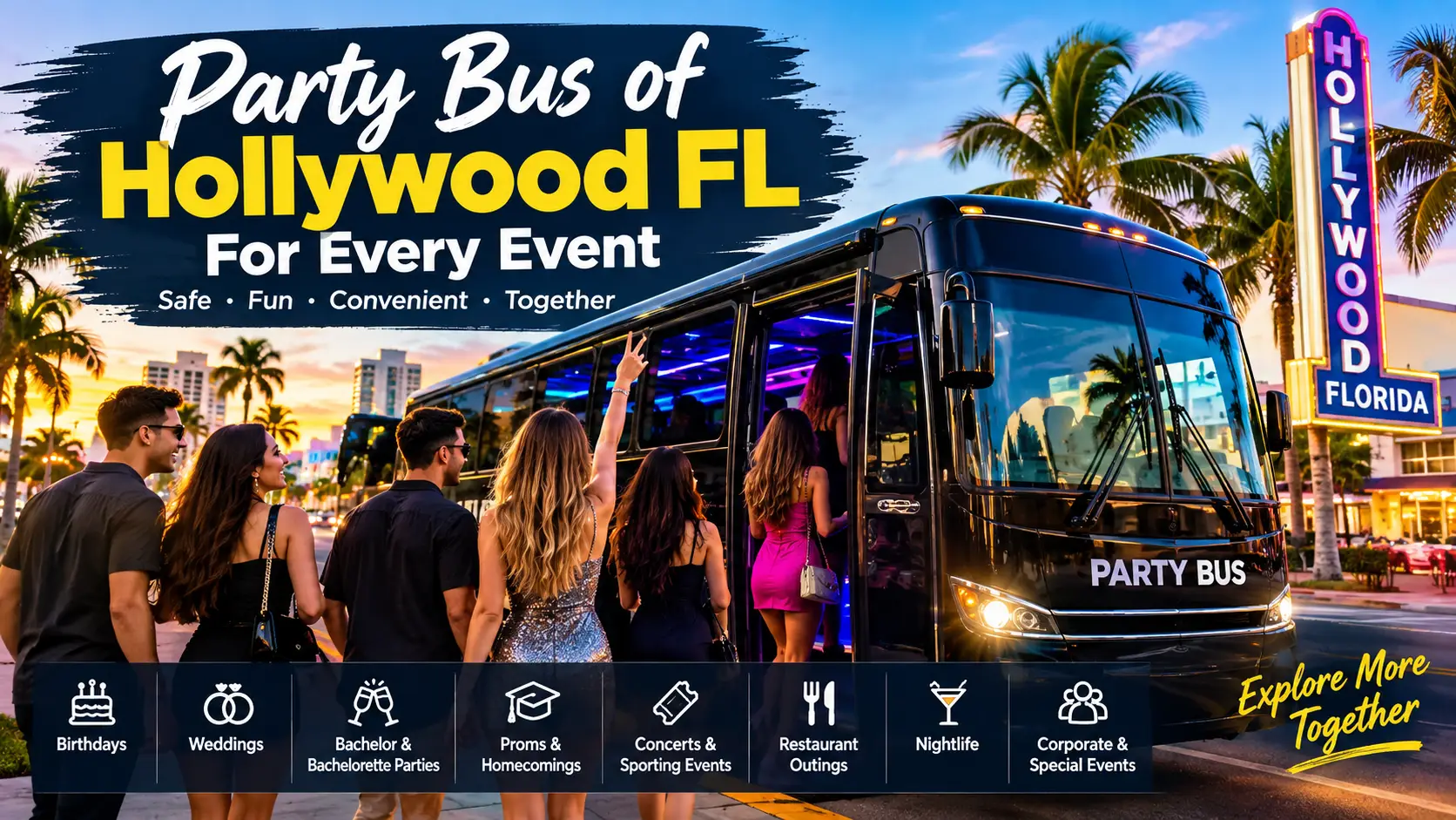 party bus hollywood fl