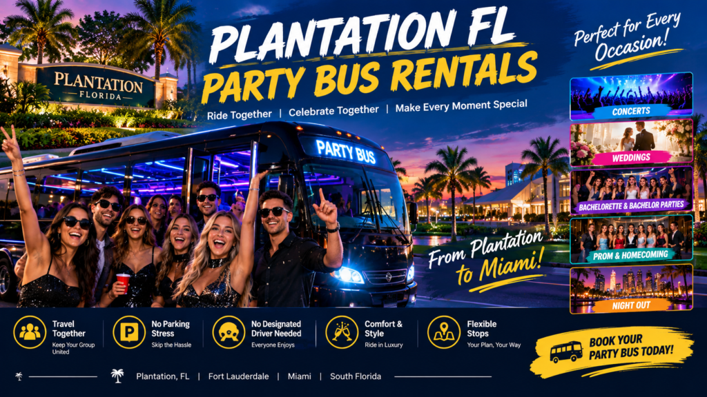 party bus plantation fl