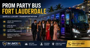 prom party bus fort lauderdale