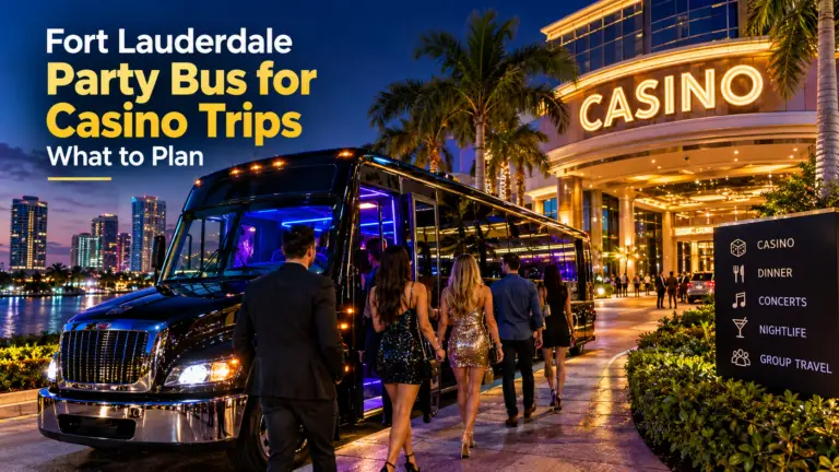 casino party bus Fort Lauderdale