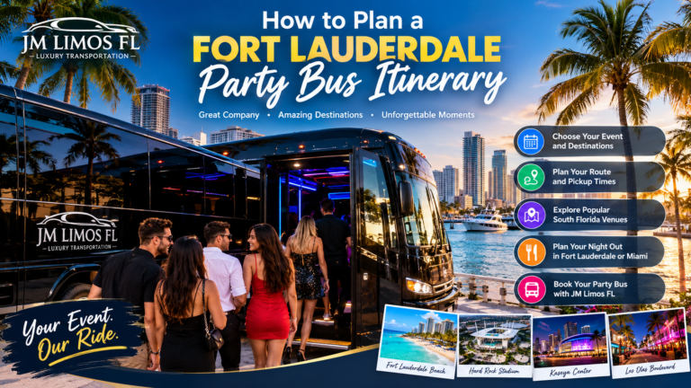Fort Lauderdale party bus itinerary
